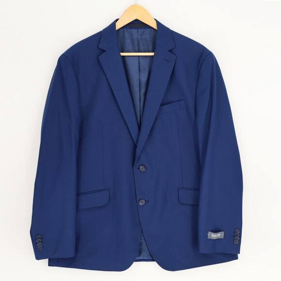 Kenneth Cole Reaction Men's Blue Techni-Cole Slim Formal Suit Blazer Size 46R - Picture 4 of 8